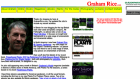 What Grahamrice.com website looked like in 2018 (6 years ago)