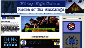 What Gilroyhs.schoolloop.com website looked like in 2018 (6 years ago)