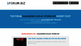 What Gamasmobilyacilar.1forum.biz website looked like in 2018 (6 years ago)