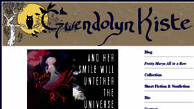 What Gwendolynkiste.com website looked like in 2018 (6 years ago)