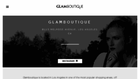 What Glamboutique.com website looked like in 2018 (6 years ago)