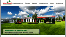 What Gartenland.de website looked like in 2018 (5 years ago)