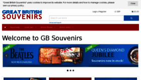 What Gbsouvenirs.co.uk website looked like in 2018 (6 years ago)