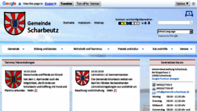What Gemeinde-scharbeutz.de website looked like in 2018 (5 years ago)