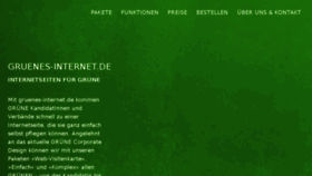 What Gruenes-internet.de website looked like in 2018 (5 years ago)
