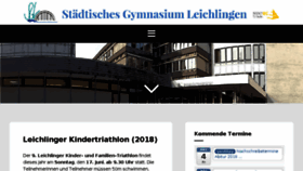 What Gymnasium-leichlingen.de website looked like in 2018 (5 years ago)