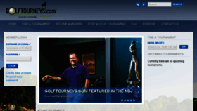 What Golftourneys.com website looked like in 2018 (5 years ago)