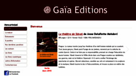 What Gaia-editions.com website looked like in 2018 (6 years ago)