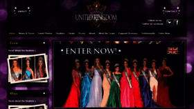 What Galaxypageantsuk.com website looked like in 2018 (6 years ago)