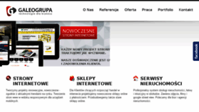 What Galeogrupa.pl website looked like in 2018 (5 years ago)