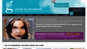 What Galeriedesinternautes.com website looked like in 2018 (5 years ago)