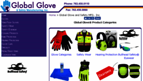 What Globalglove.com website looked like in 2018 (7 years ago)