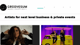 What Groovesum.com website looked like in 2018 (6 years ago)