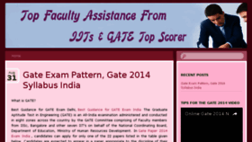 What Gatesyllabus2014delhiindia.wordpress.com website looked like in 2018 (5 years ago)