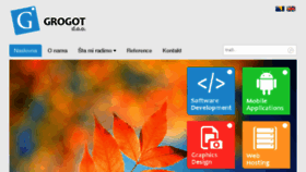What Grogot.com website looked like in 2018 (5 years ago)