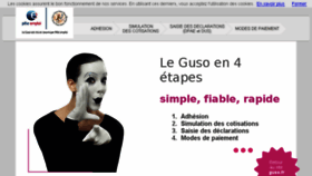 What Guso-enligne.fr website looked like in 2018 (5 years ago)