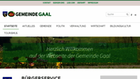 What Gaal.at website looked like in 2018 (5 years ago)