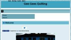What Geegeesquilting.com website looked like in 2018 (5 years ago)