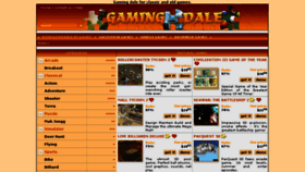 What Gamingdale.com website looked like in 2018 (5 years ago)