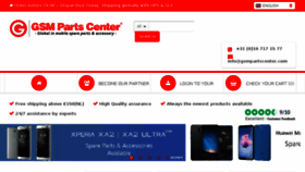 What Gsmpartscenter.com website looked like in 2018 (5 years ago)