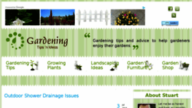 What Gardeningtipsnideas.com website looked like in 2018 (5 years ago)