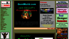 What Gemworld.com website looked like in 2018 (5 years ago)