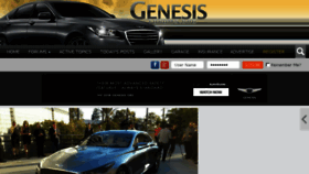 What Genesisforums.org website looked like in 2018 (5 years ago)