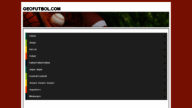 What Geofutbol.com website looked like in 2018 (6 years ago)