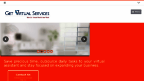 What Getvirtualservices.com website looked like in 2018 (5 years ago)