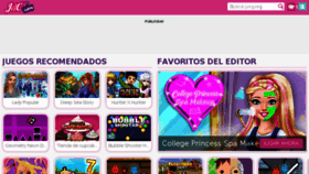 What Girlsgogames.es website looked like in 2018 (5 years ago)