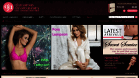 What Glamorousamorous.com website looked like in 2018 (5 years ago)