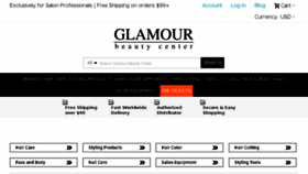 What Glamourbeautycenter.com website looked like in 2018 (5 years ago)