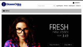 What Glassesonline.com.au website looked like in 2018 (5 years ago)