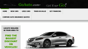 What Goauto.com website looked like in 2018 (5 years ago)