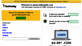 What Good-child-guide.com website looked like in 2018 (5 years ago)