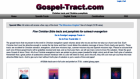What Gospel-tract.com website looked like in 2018 (5 years ago)