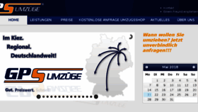 What Gps-umzug.de website looked like in 2018 (5 years ago)