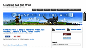 What Graspingforthewind.com website looked like in 2018 (5 years ago)