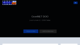What Gromnet.net website looked like in 2018 (5 years ago)