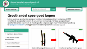 What Groothandel-speelgoed.nl website looked like in 2018 (5 years ago)