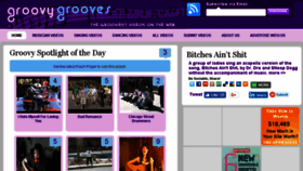 What Groovygrooves.com website looked like in 2018 (5 years ago)