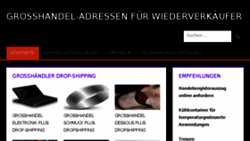 What Grosshandel-links.de website looked like in 2018 (5 years ago)