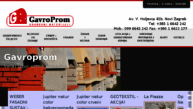 What Gavroprom.hr website looked like in 2018 (5 years ago)