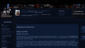 What Gta3.com website looked like in 2018 (7 years ago)
