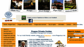 What Guidingprague.com website looked like in 2018 (5 years ago)