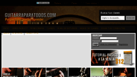 What Guitarraparatodos.com website looked like in 2018 (5 years ago)
