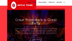 What Guitartrade.org website looked like in 2018 (5 years ago)