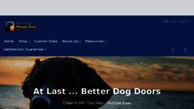 What Gundoghousedoor.com website looked like in 2018 (5 years ago)