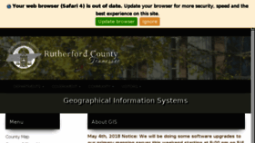 What Gis.rutherfordcountytn.gov website looked like in 2018 (6 years ago)