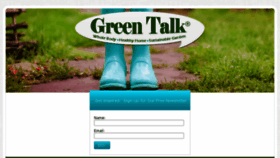 What Green-talk.com website looked like in 2018 (5 years ago)